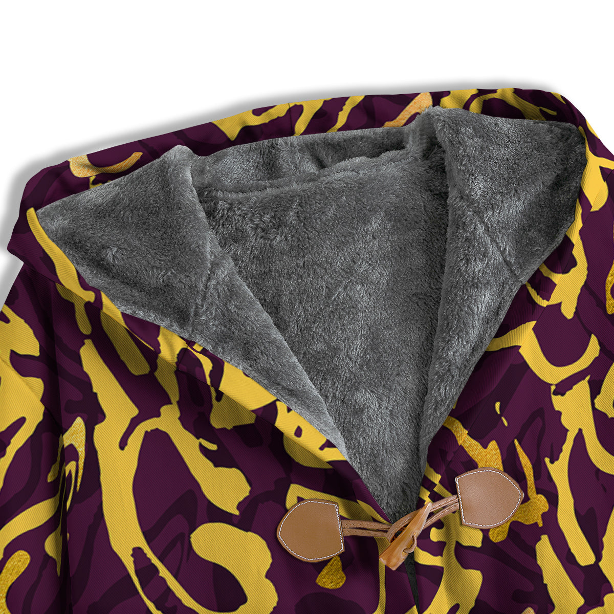 Leopard Yellow And Purple Print Pattern Men's Windbreaker Jacket-grizzshop