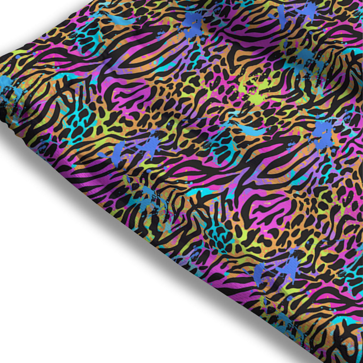 Japanese Bamboo Black And Gold Print Pattern Mesh Shorts