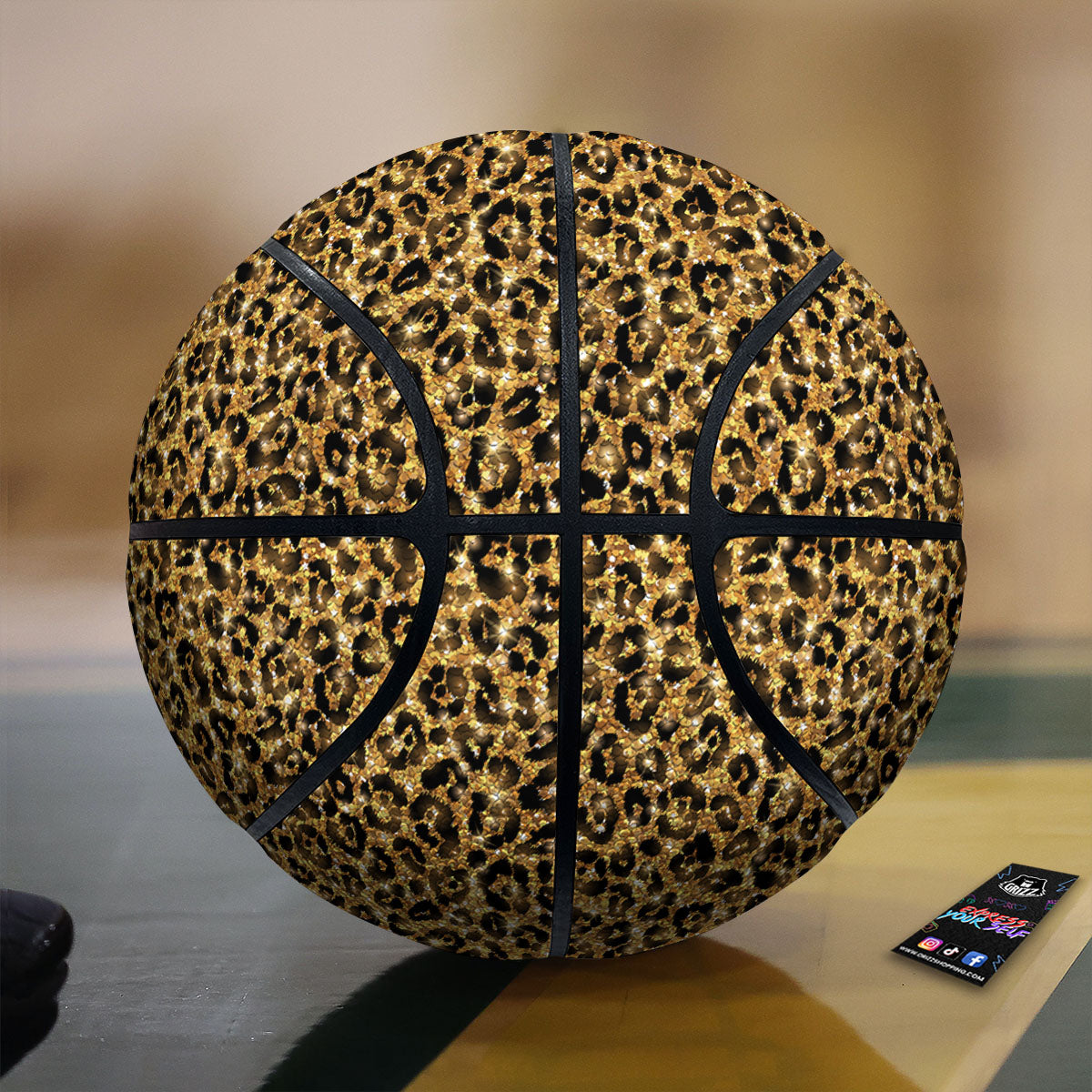 Moonlight And Night Forest Print Basketball