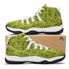 Leprechaun St Patrick's Day Print Pattern White Bball Shoes-grizzshop