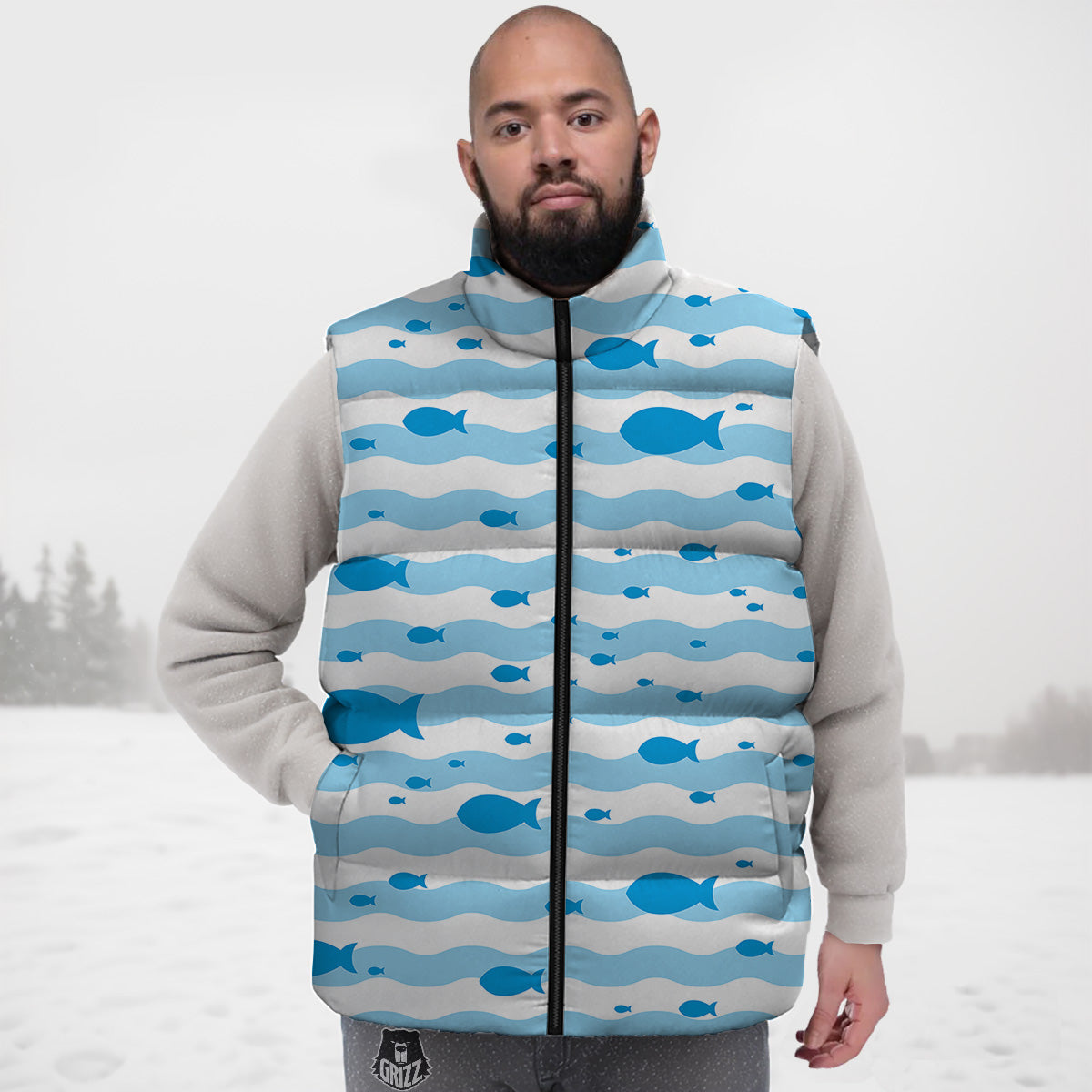 Lgbt Rainbow Heart Patterm Print Down Vest