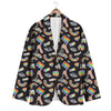 Lgbt Rainbow Patterm Print Men's Blazer-grizzshop