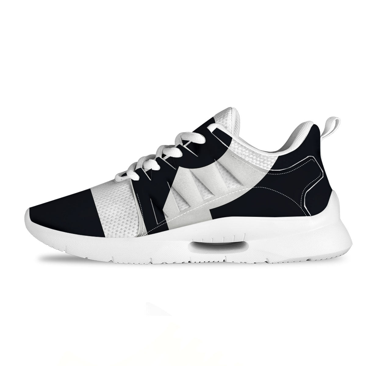 Libra Sign White And Black Print Tennis Shoes-grizzshop
