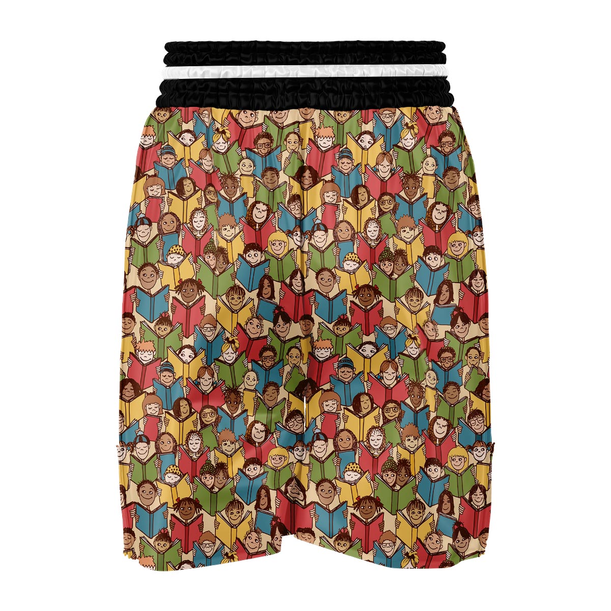 Librarian Library Book Lover Pattern Print Boxing Shorts-grizzshop