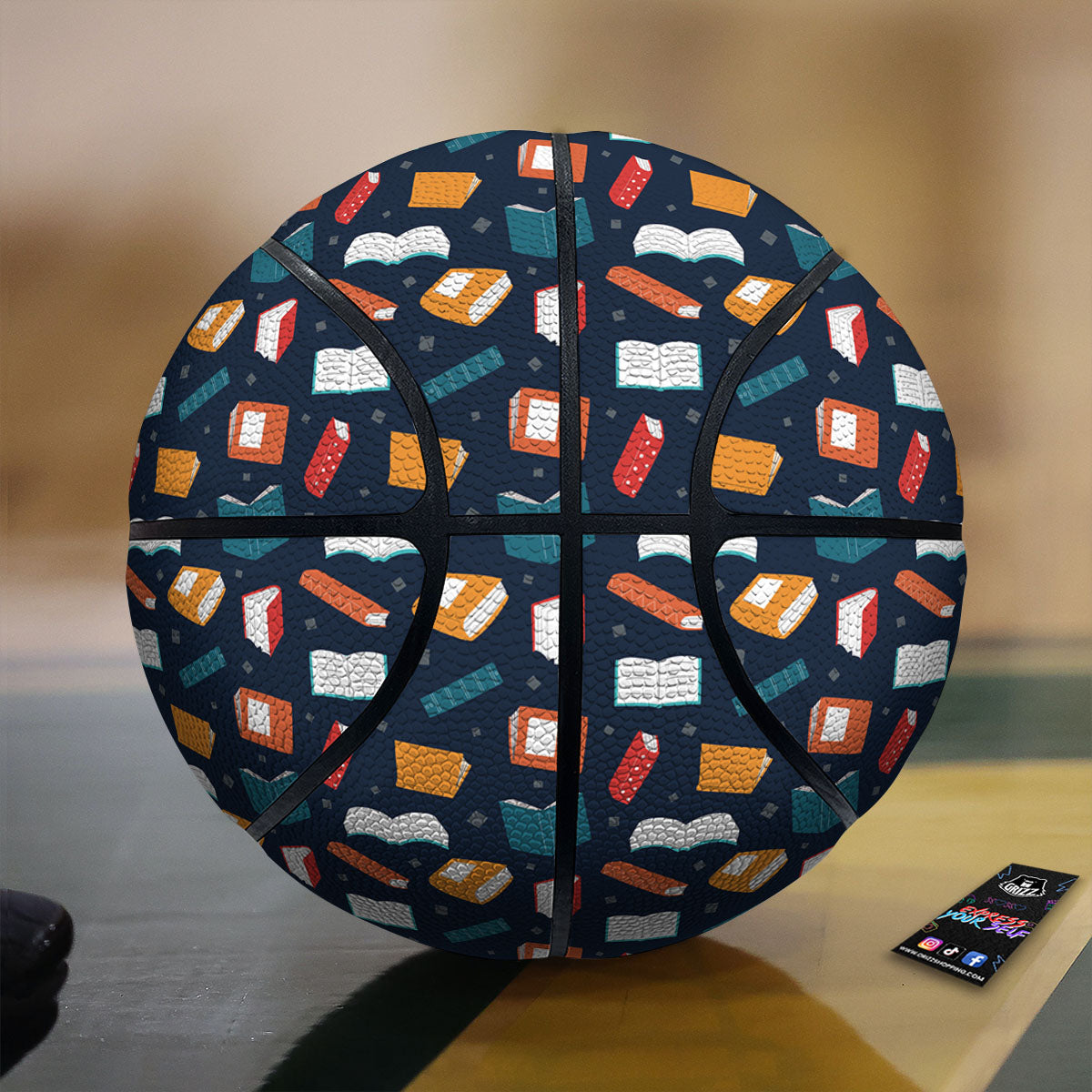 Library Reading Print Pattern Basketball-grizzshop