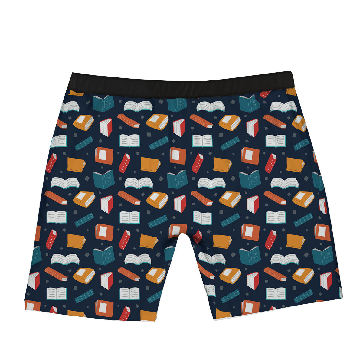 Library Reading Print Pattern Boxer Briefs-grizzshop