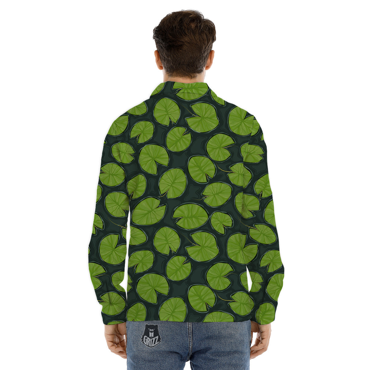 Library Reading Print Pattern Men's Dress Shirts-grizzshop