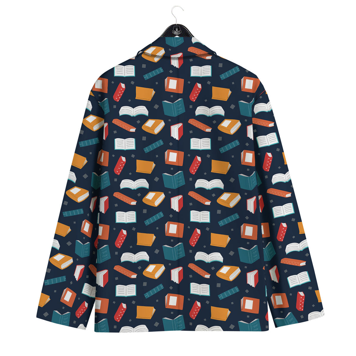 Library Reading Print Pattern Men's Sport Coat-grizzshop