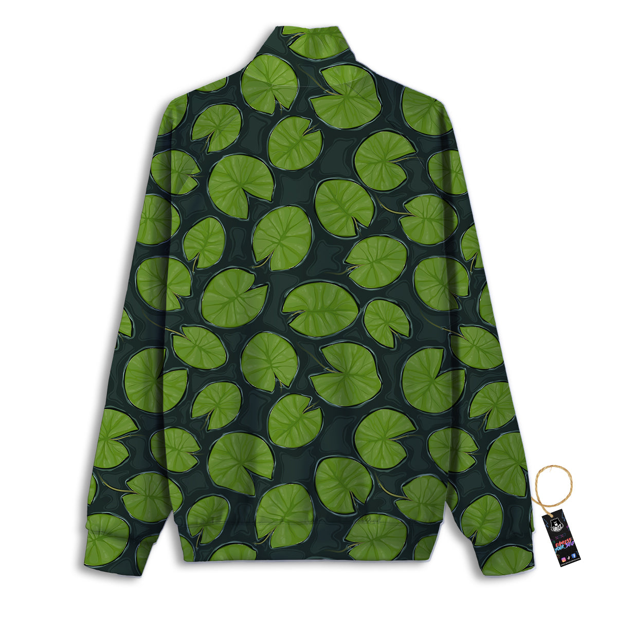 Library Reading Print Pattern Track Jacket-grizzshop