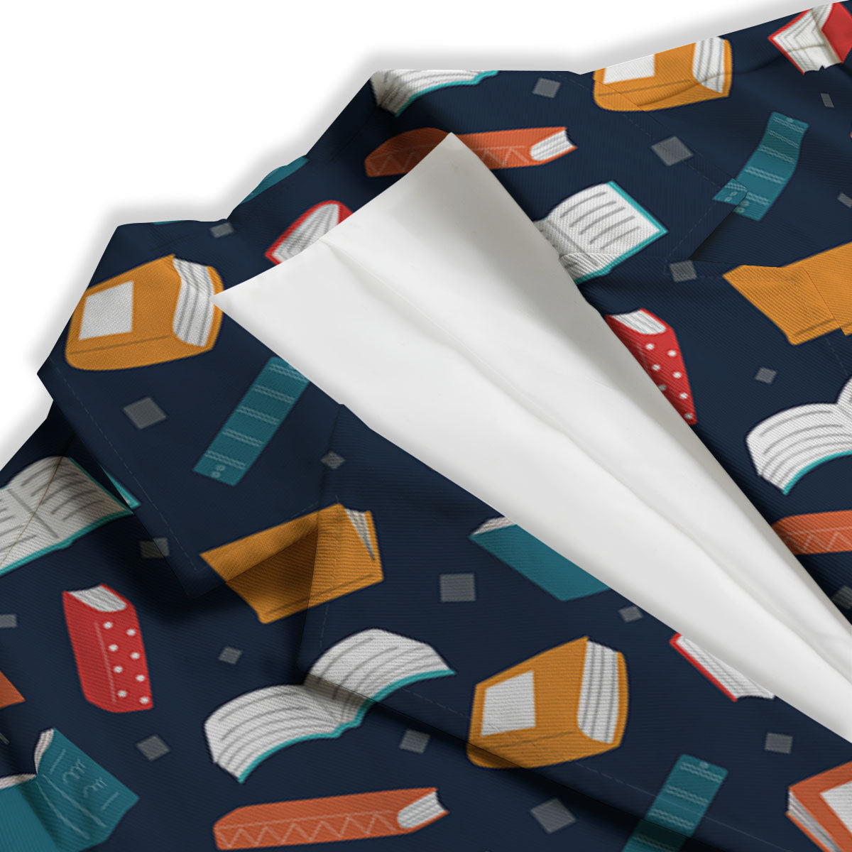 Library Reading Print Pattern Women's Blazer-grizzshop