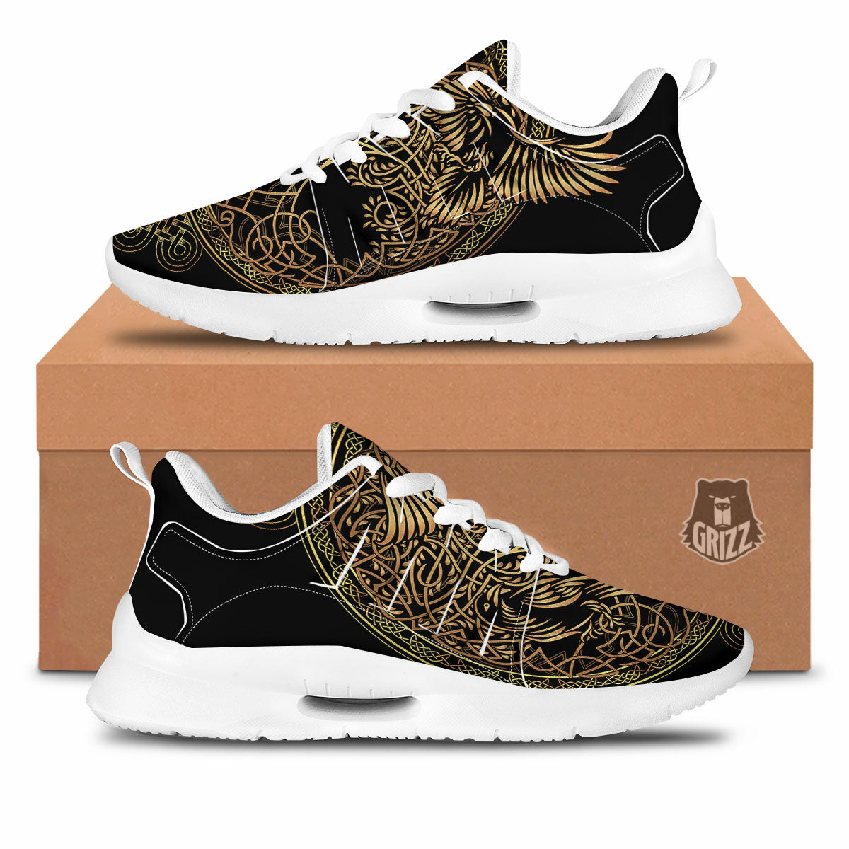 Life Of Tree Yggdrasil Print Tennis Shoes-grizzshop