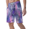 Lightning Aurora Galaxy Space Men's Shorts-grizzshop