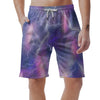 Lightning Aurora Galaxy Space Men's Shorts-grizzshop