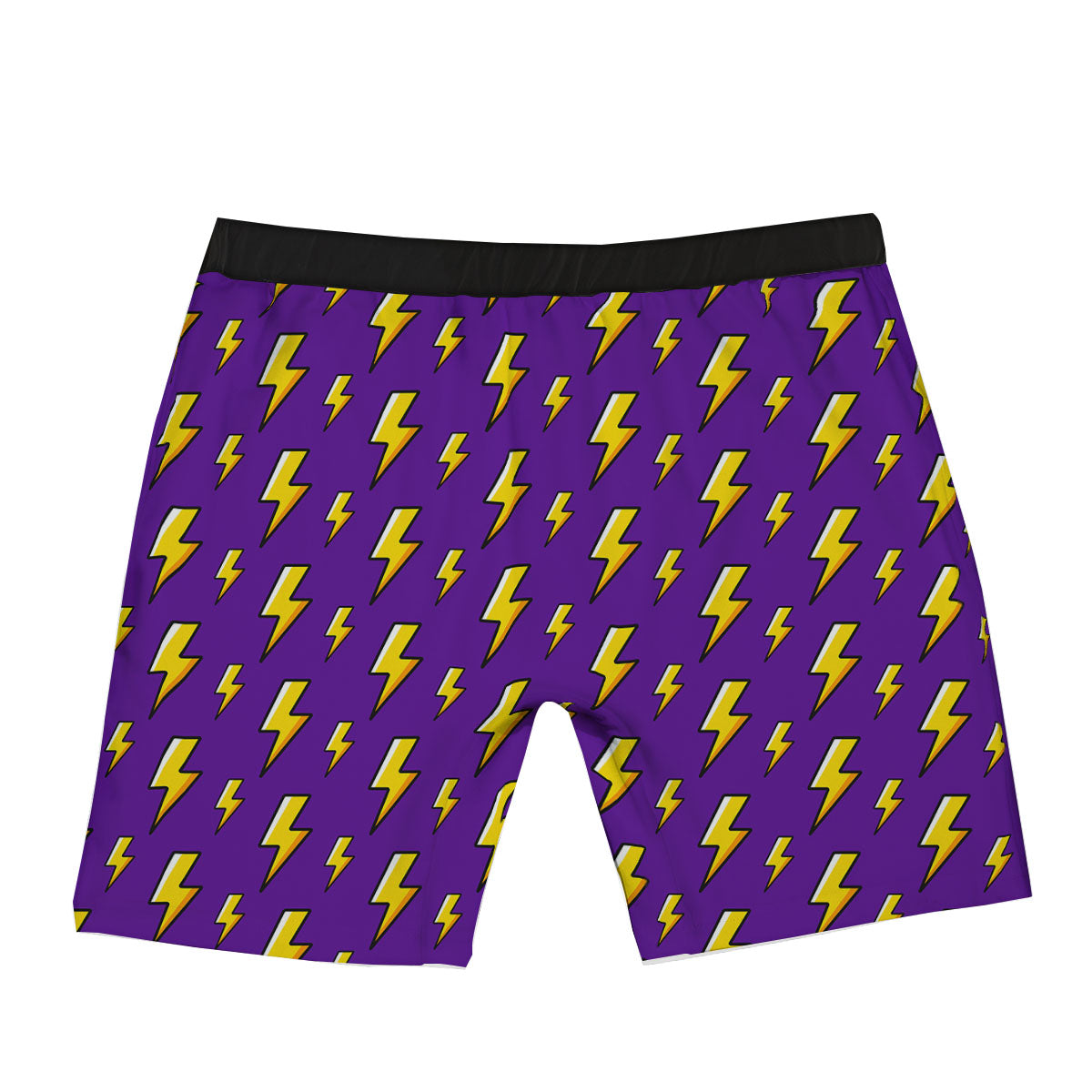 Lightning Purple Print Pattern Boxer Briefs-grizzshop
