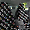 Lightning Skull Print Pattern Car Seat Covers-grizzshop