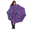 Lightning Teal And Purple Print Pattern Umbrella-grizzshop