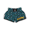 Lightning Thunder Storm Rain Print Pattern Muay Thai Boxing Shorts-grizzshop