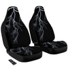 Lightning White Electric Print Car Seat Covers-grizzshop