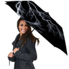 Lightning White Electric Print Umbrella-grizzshop