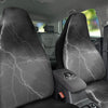 Lightning White Print Car Seat Covers-grizzshop