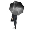 Lightning White Print Umbrella-grizzshop