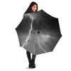 Lightning White Print Umbrella-grizzshop