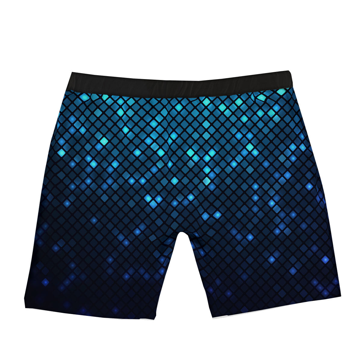 Lights Blue Disco Print Pattern Boxer Briefs-grizzshop