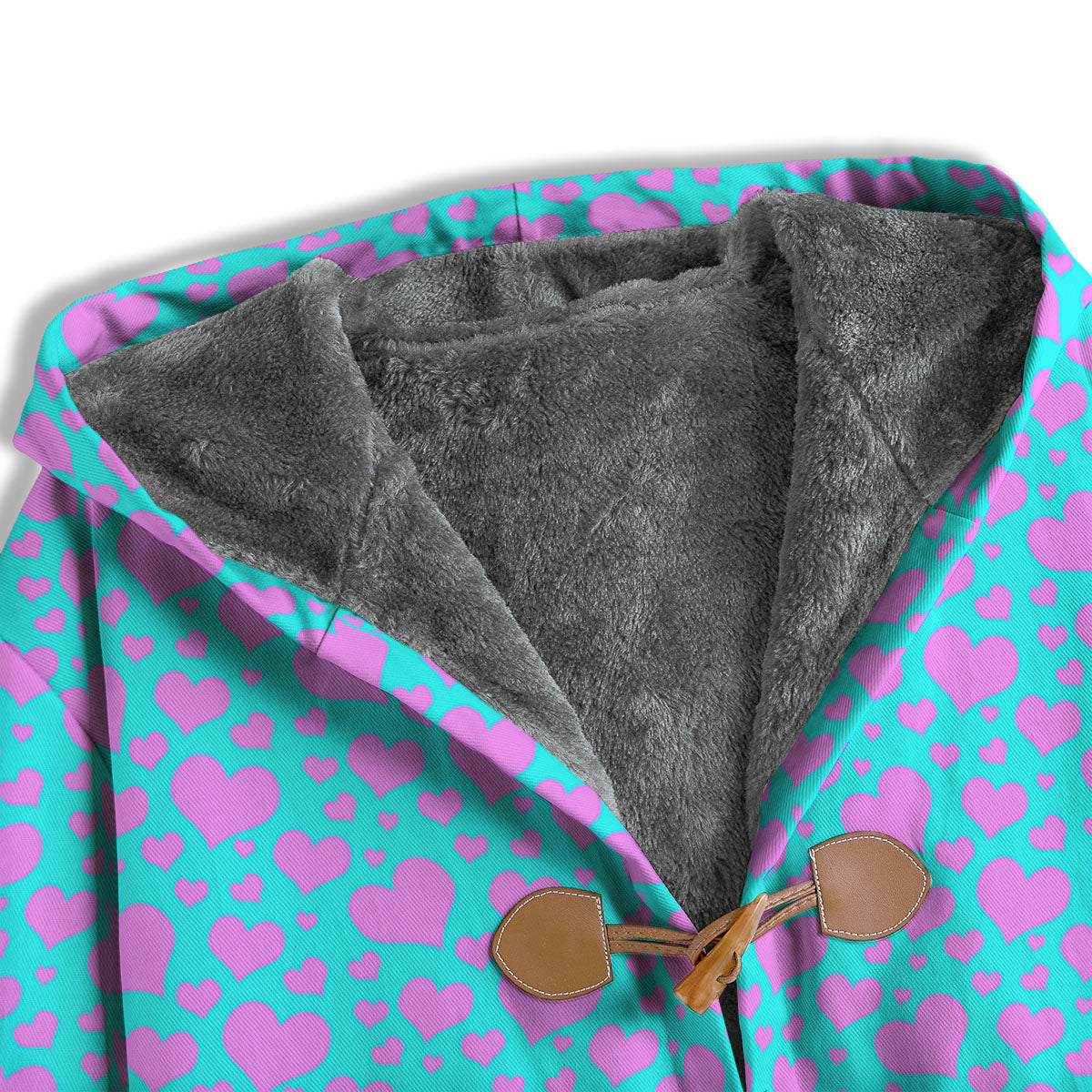 Lights Heart Blue And Pink Print Pattern Men's Windbreaker Jacket-grizzshop