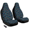 Lights Merry Christmas Print Pattern Car Seat Covers-grizzshop