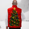 Lights Christmas Tree Print Down Vest