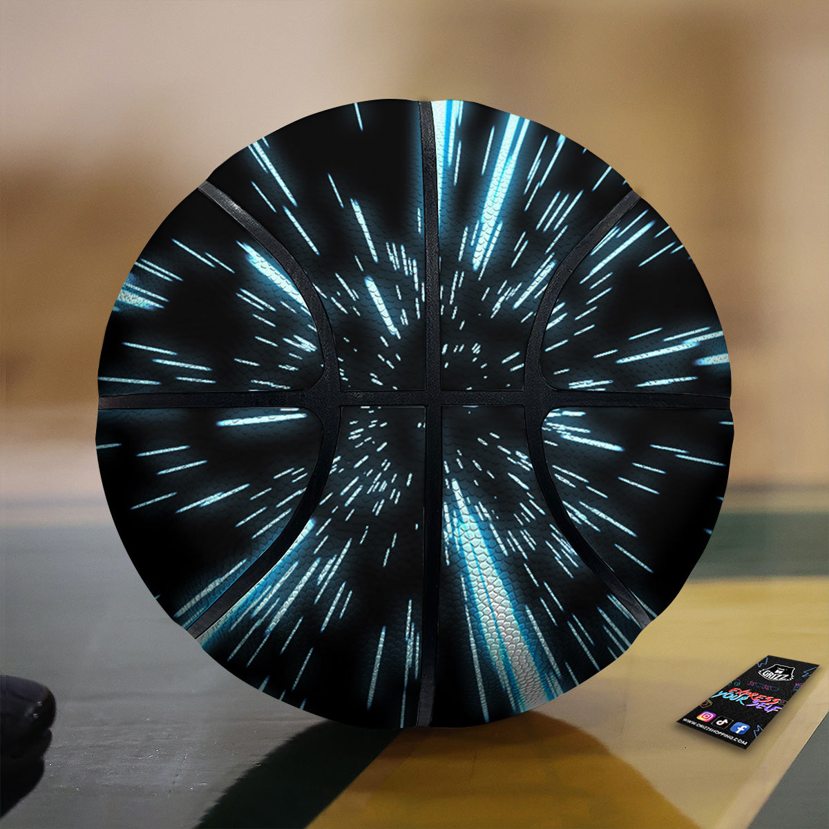 Lightspeed Blue Print Basketball-grizzshop