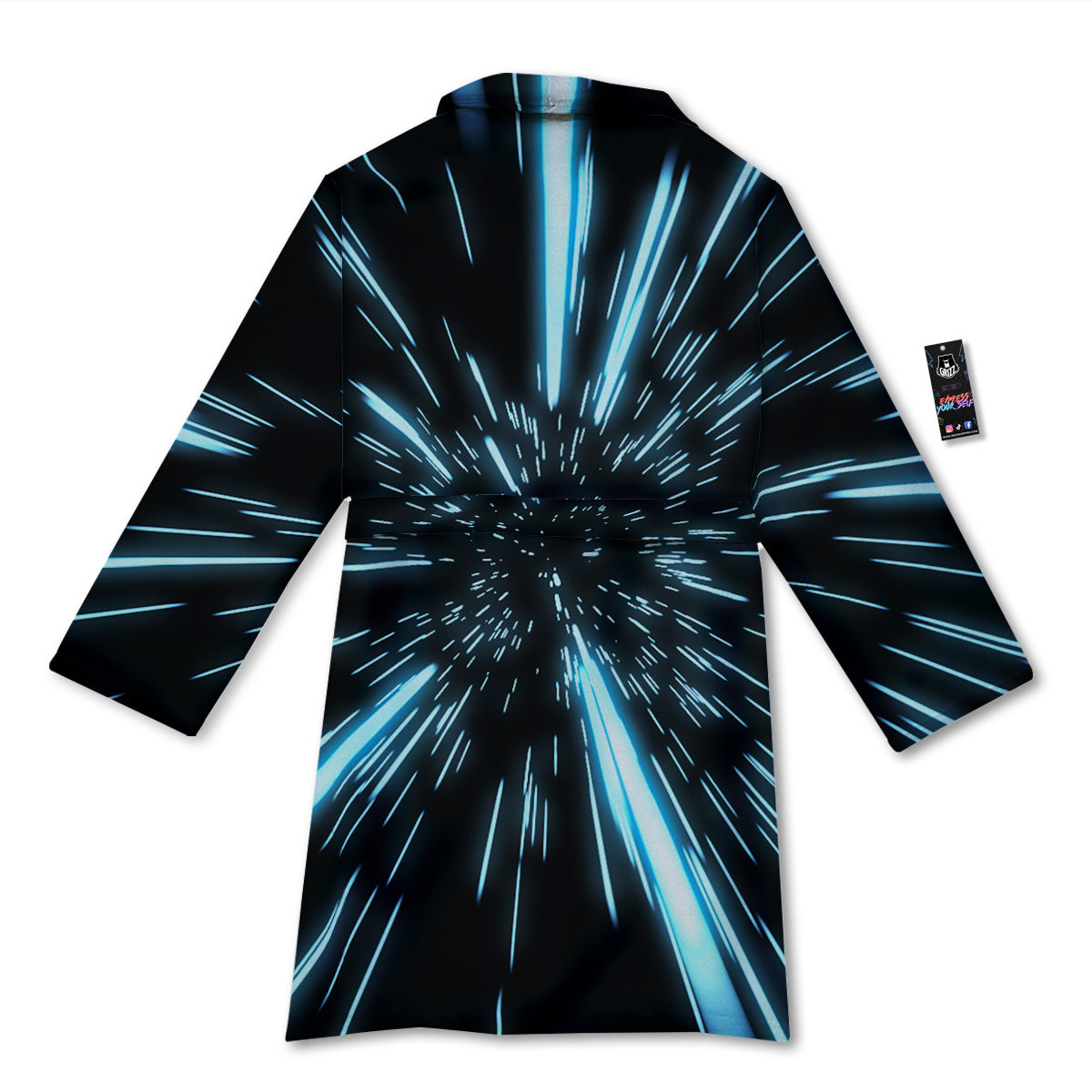 Lightspeed Blue Print Bathrobe-grizzshop