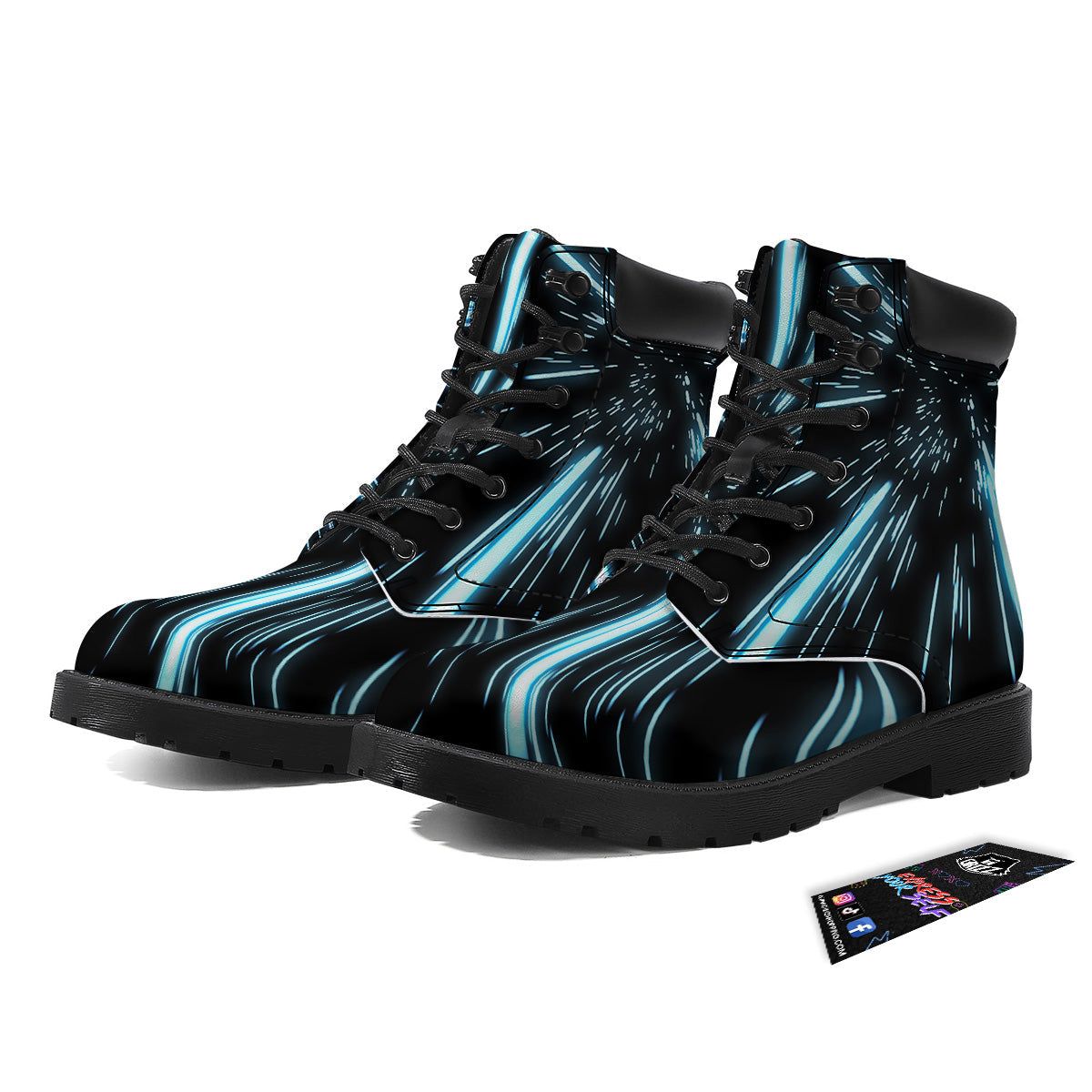 Lightspeed Blue Print Boots-grizzshop