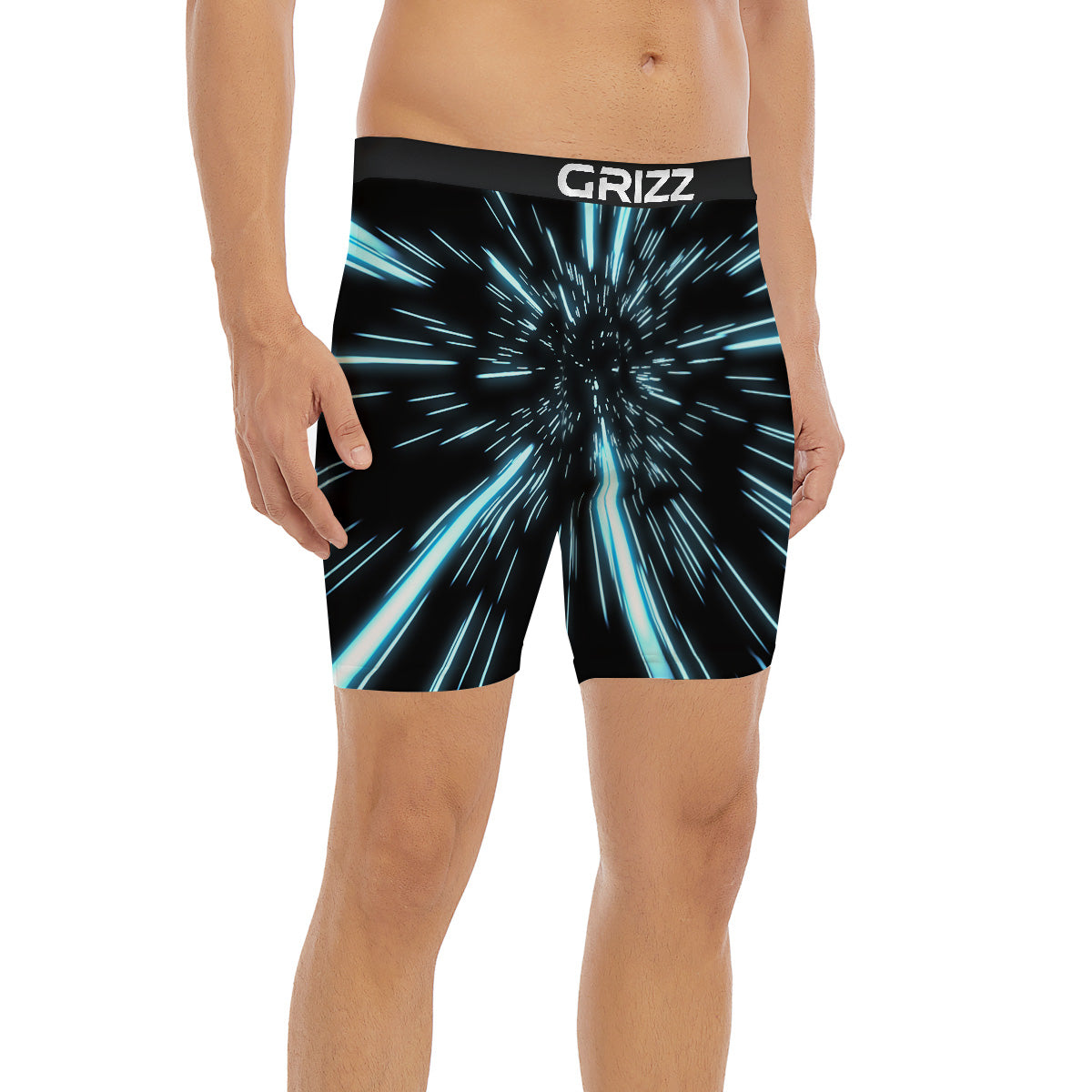 Lightspeed Blue Print Boxer Briefs-grizzshop