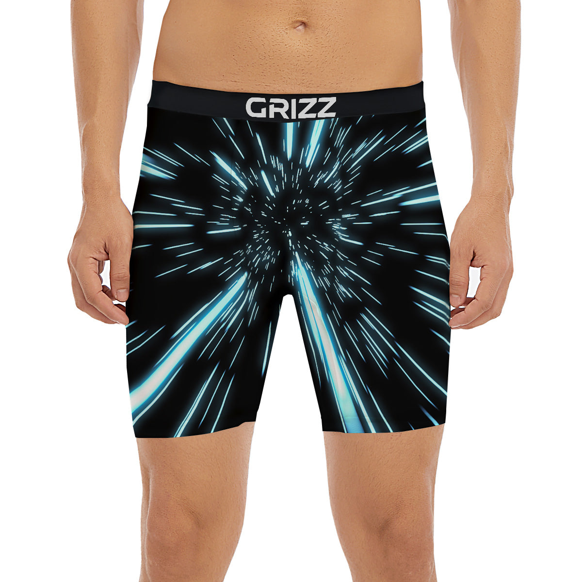 Lightspeed Blue Print Boxer Briefs-grizzshop