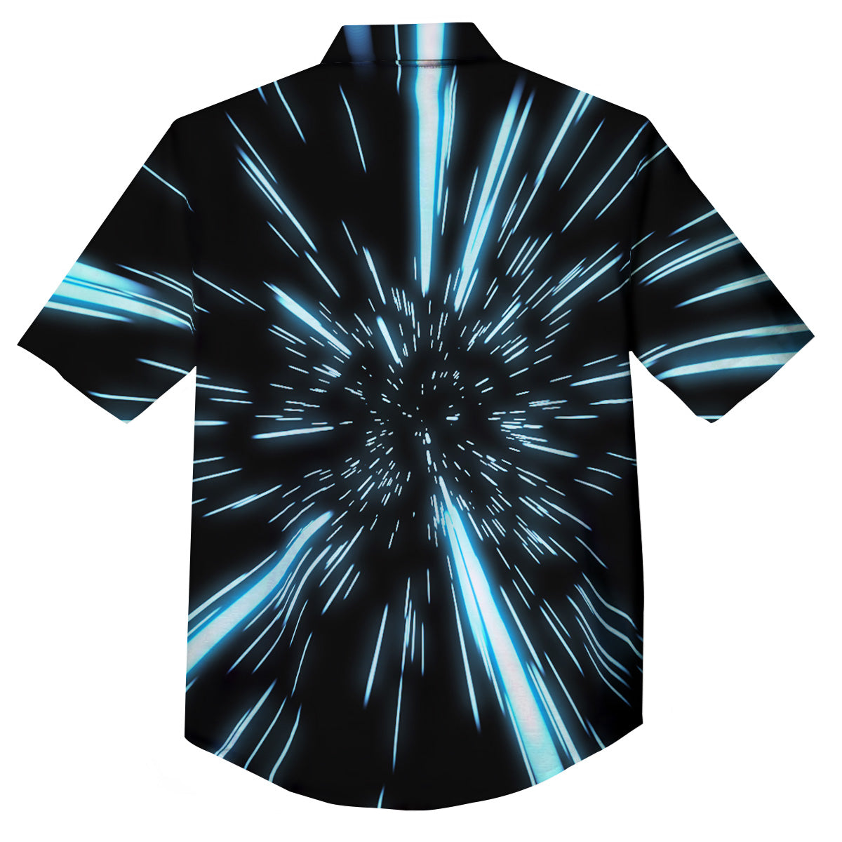 Lightspeed Blue Print Button Up Shirt-grizzshop