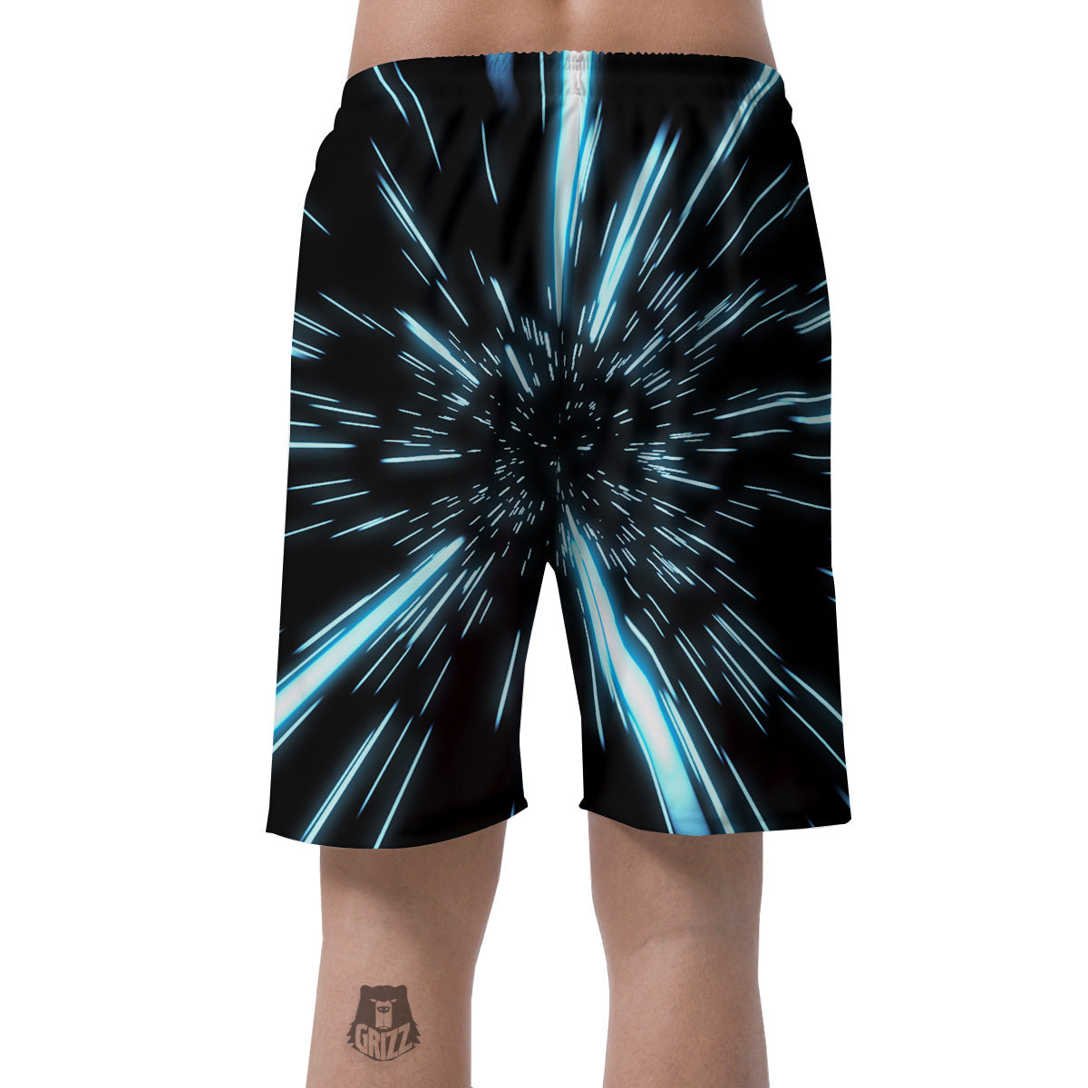 Lightspeed Blue Print Men's Shorts-grizzshop