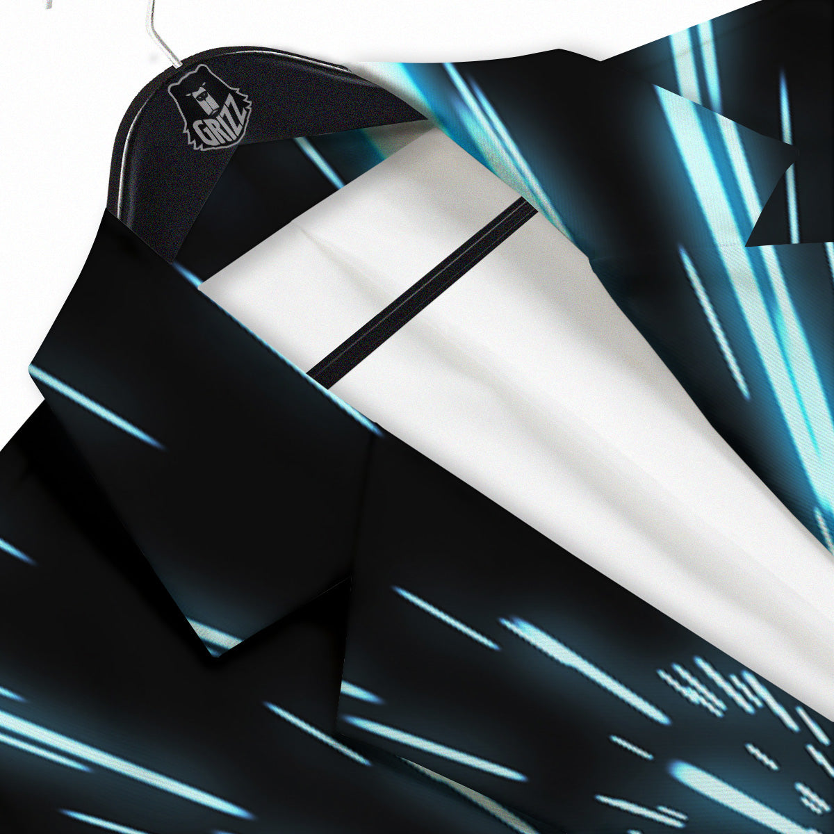 Lightspeed Blue Print Men's Sport Coat-grizzshop