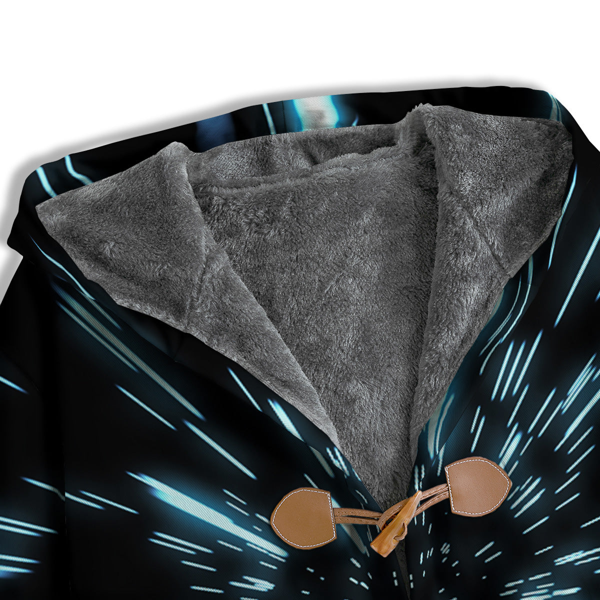 Lightspeed Blue Print Men's Windbreaker Jacket-grizzshop