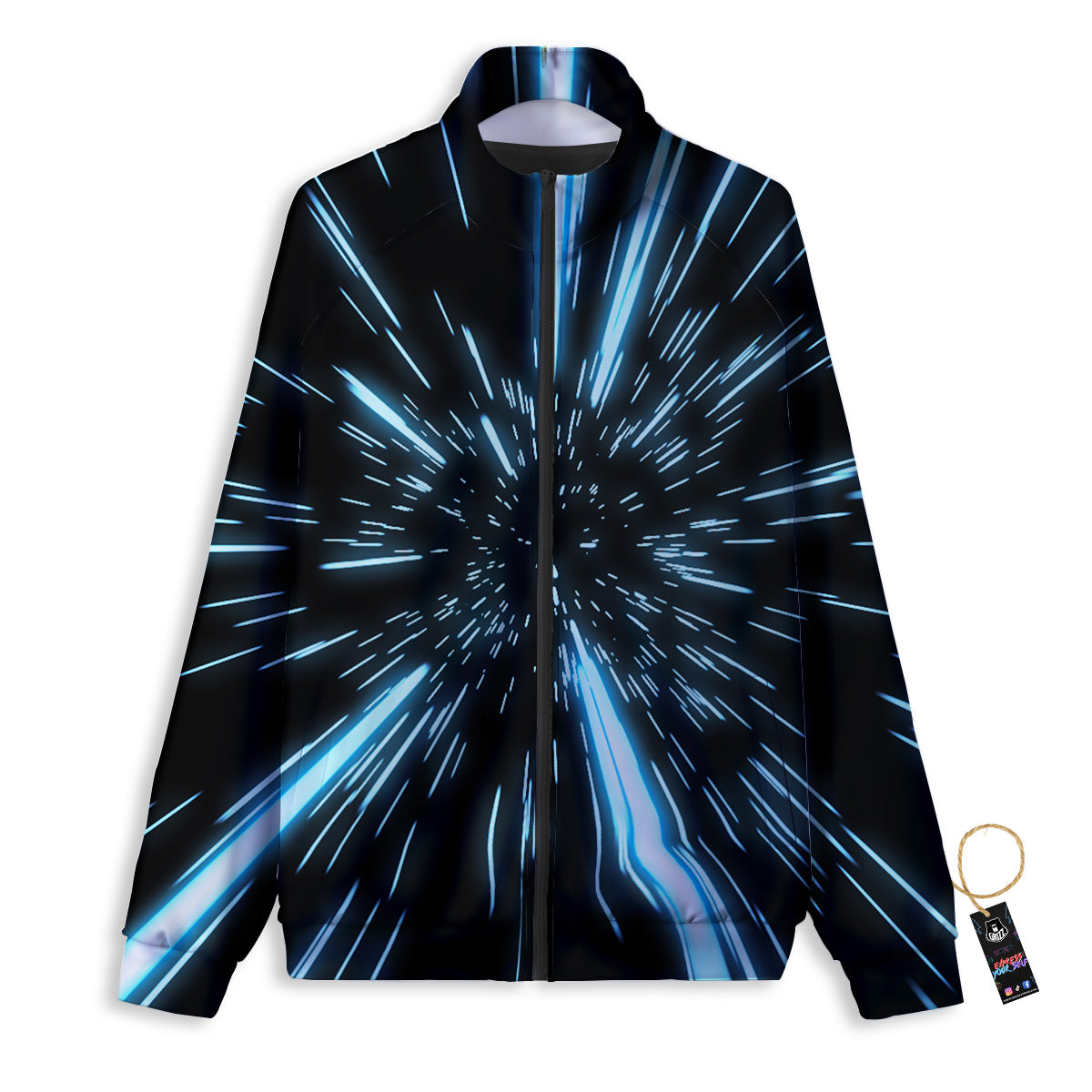 Lightspeed Blue Print Track Jacket-grizzshop