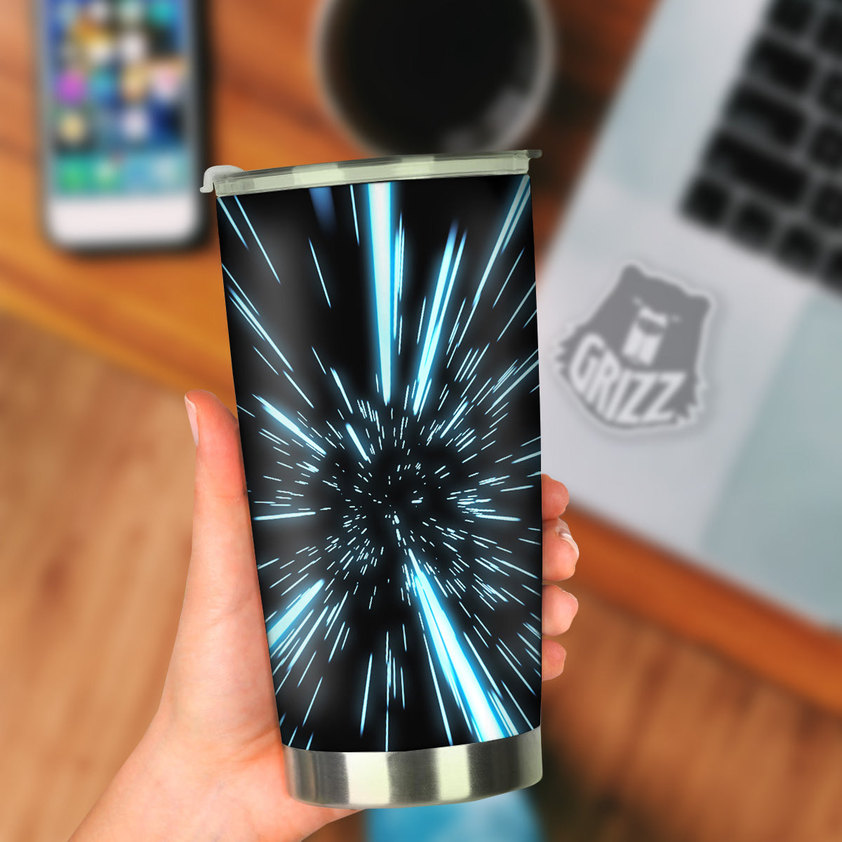 Lightspeed Blue Print Tumbler-grizzshop