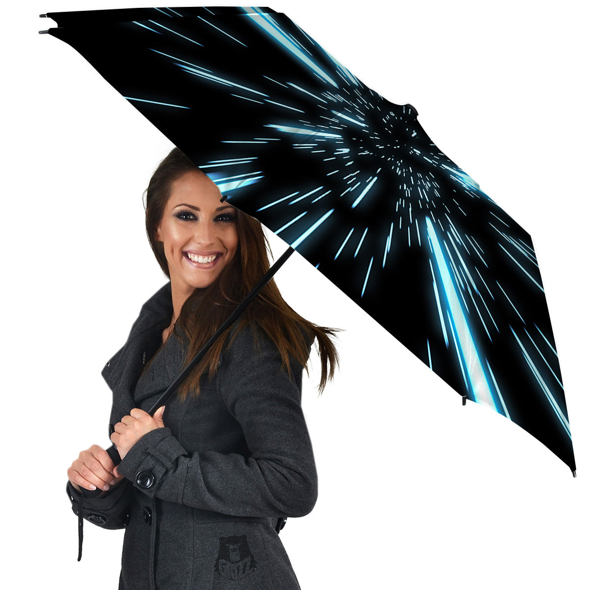 Lightspeed Blue Print Umbrella-grizzshop