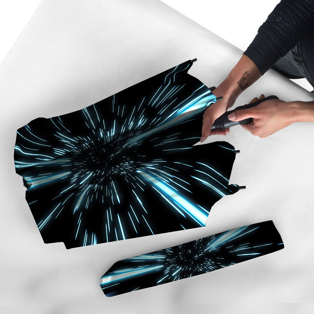 Lightspeed Blue Print Umbrella-grizzshop