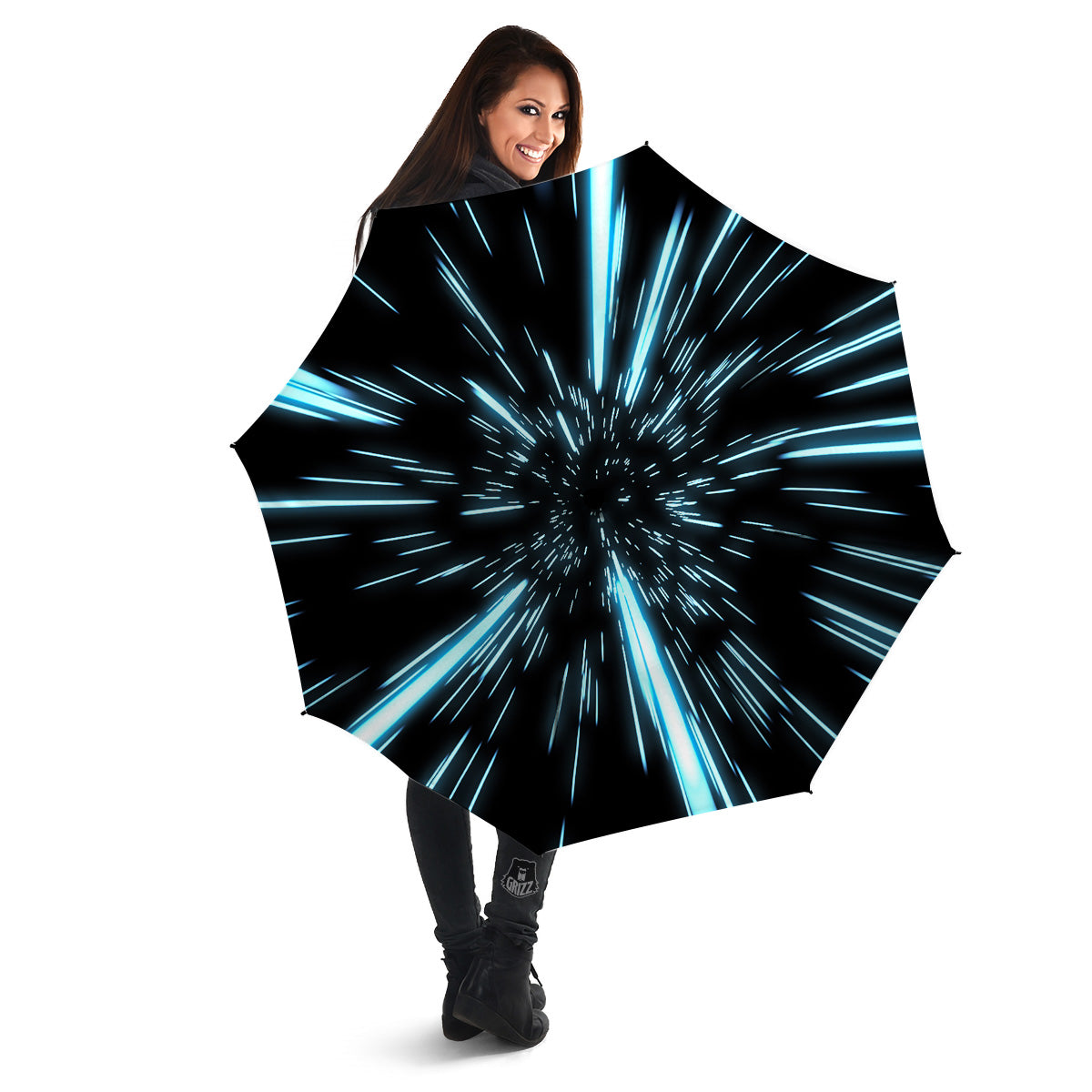 Lightspeed Blue Print Umbrella-grizzshop