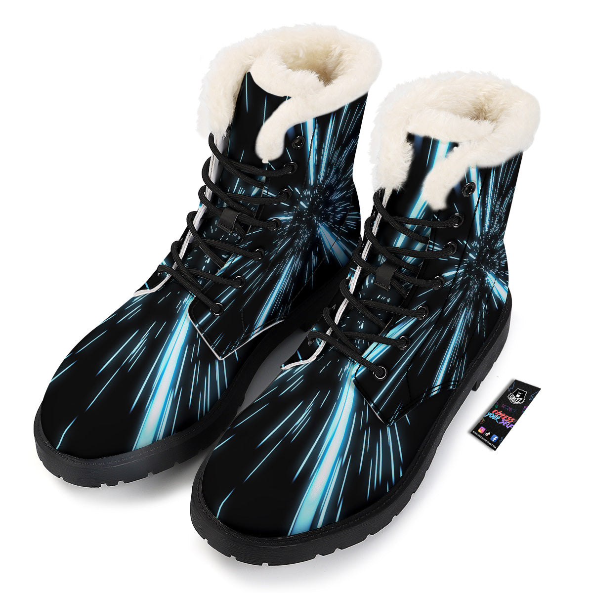 Lightspeed Blue Print Winter Boots-grizzshop