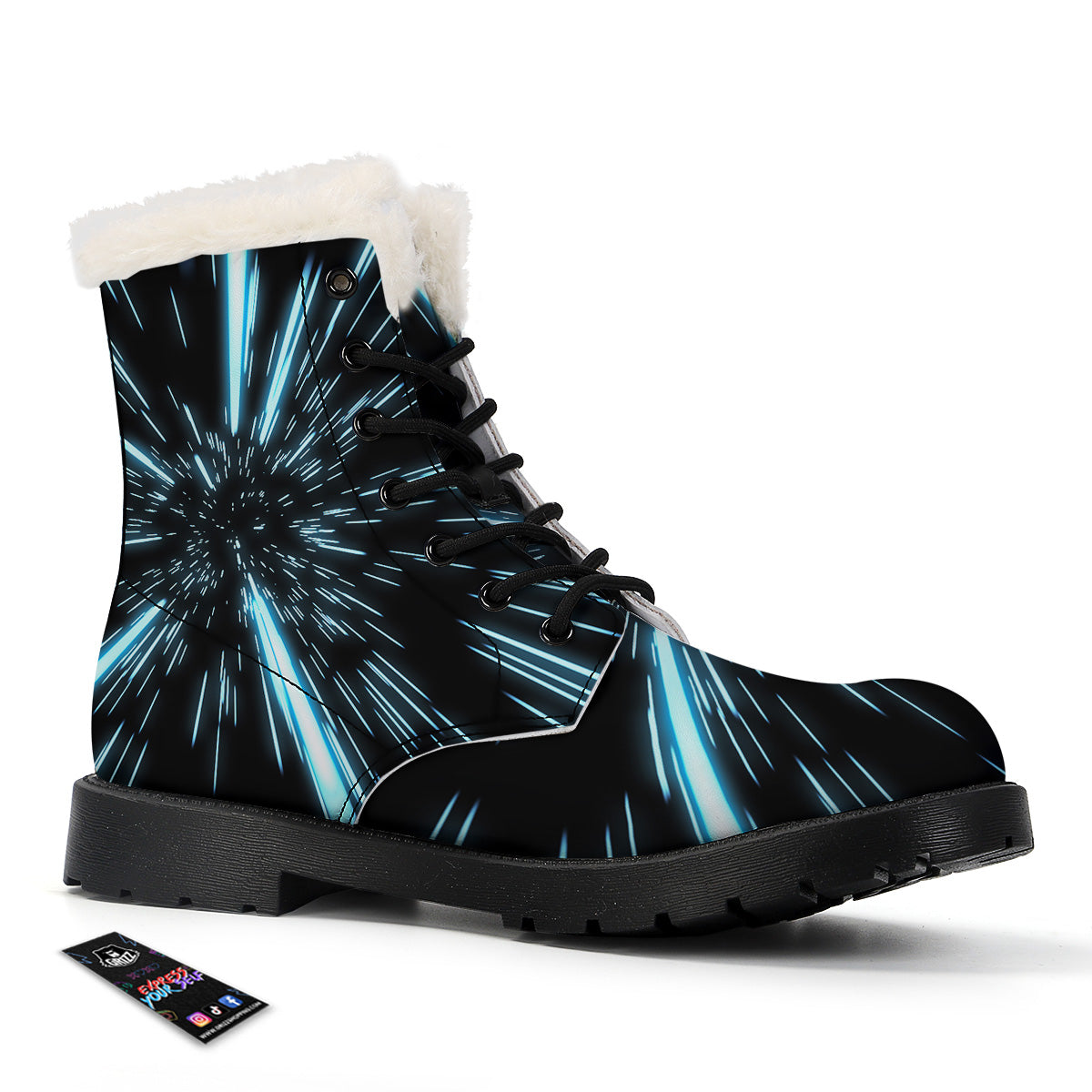 Lightspeed Blue Print Winter Boots-grizzshop
