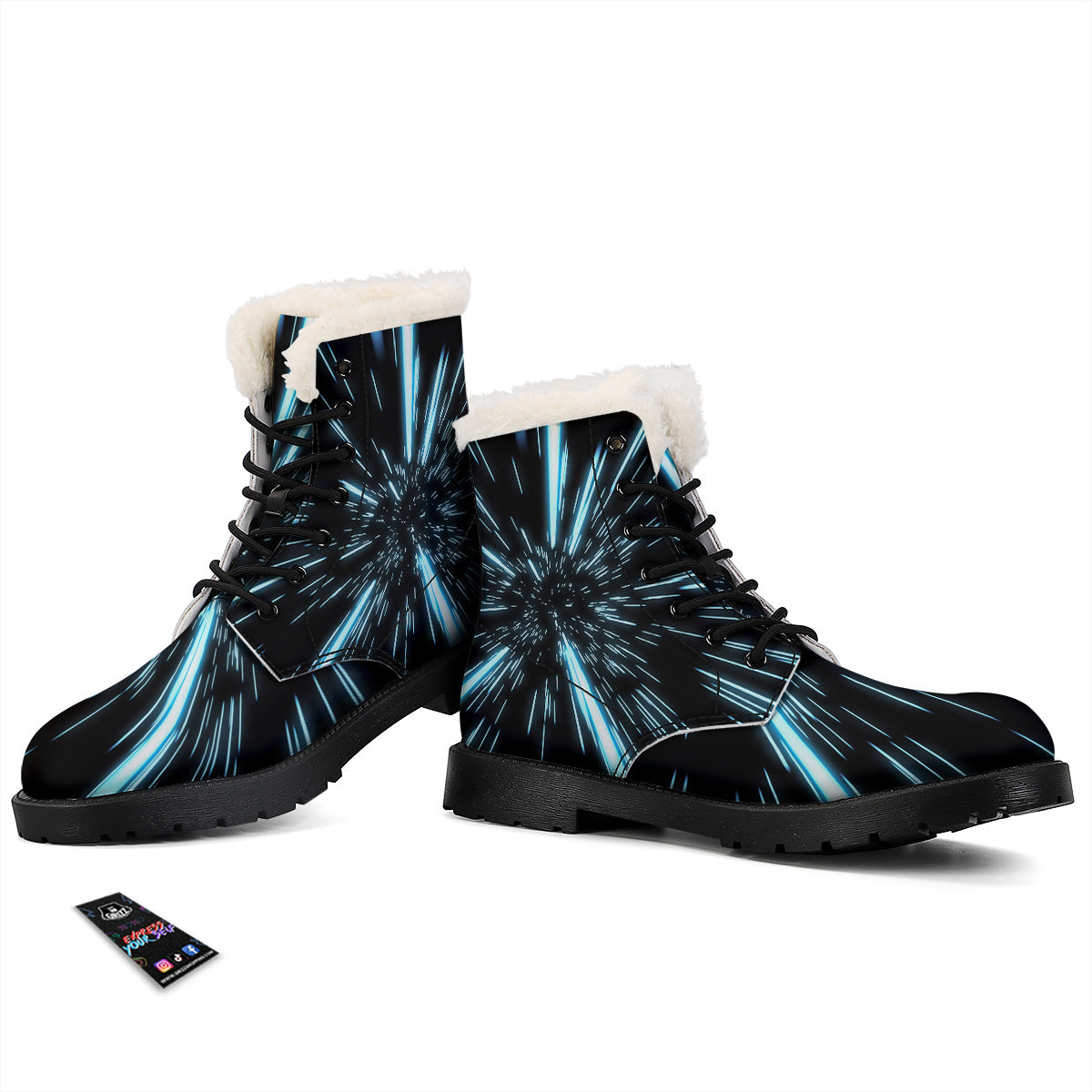 Lightspeed Blue Print Winter Boots-grizzshop