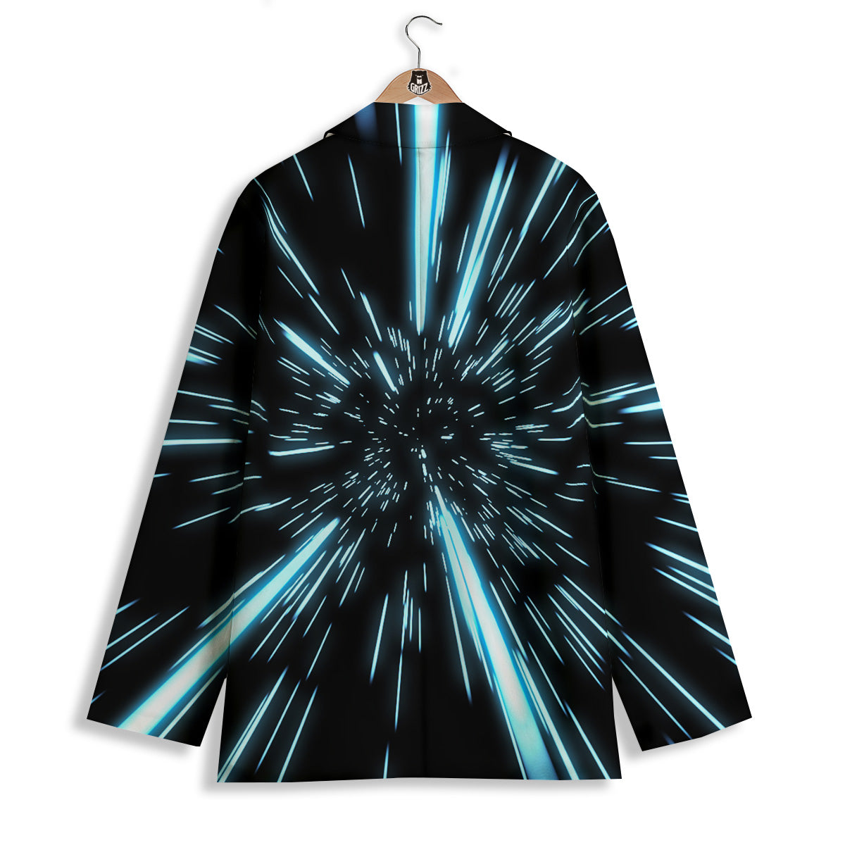 Lightspeed Blue Print Women's Blazer-grizzshop