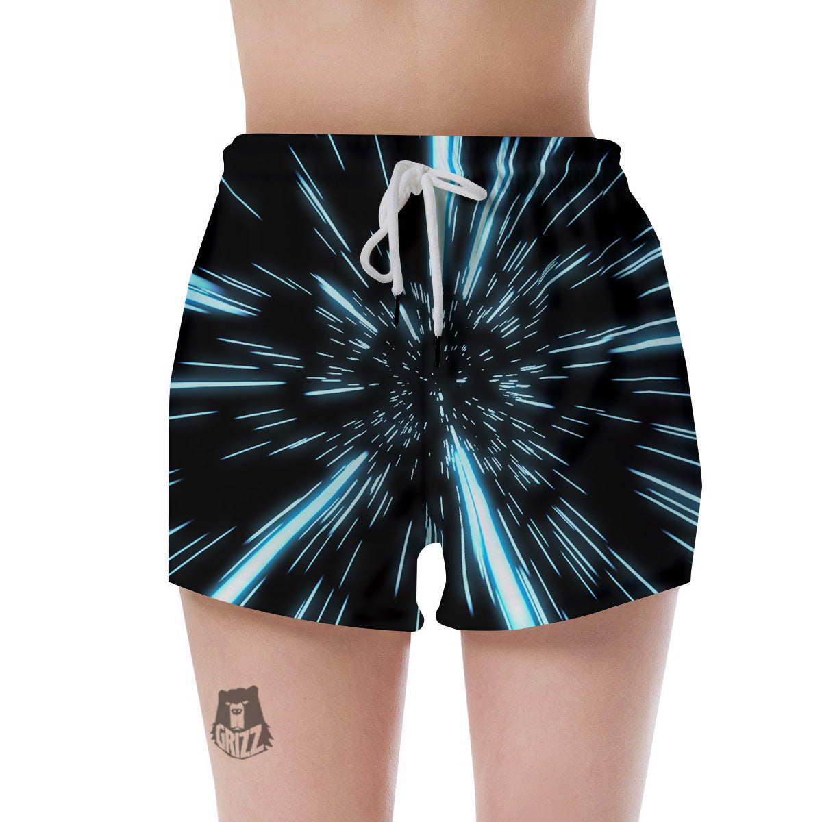 Lightspeed Blue Print Women's Shorts-grizzshop