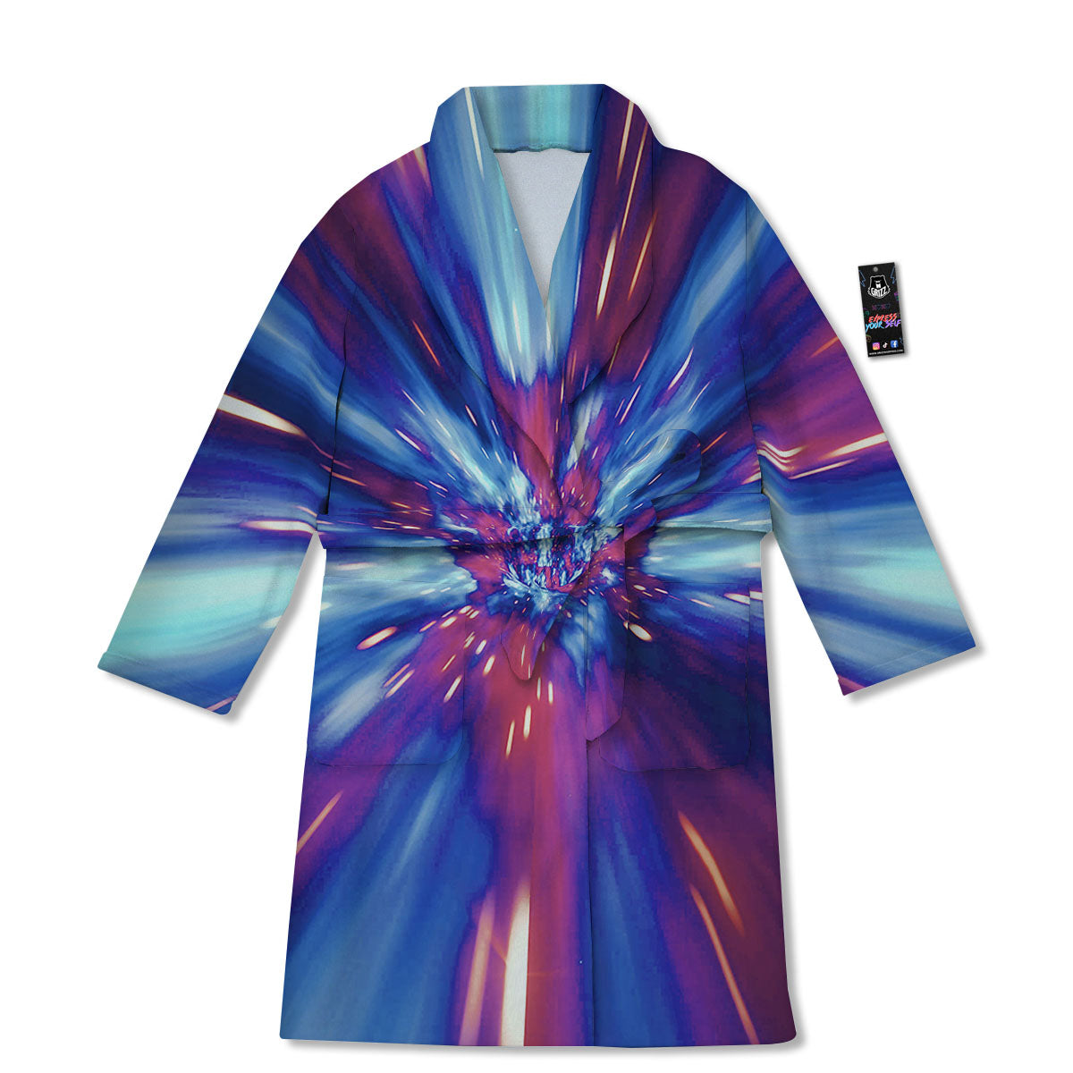 Lightspeed Galaxy Print Bathrobe-grizzshop